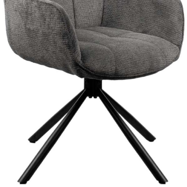 Scaun de bucătărie DecoPrim FLORA Stofă/ Gray  photo 4