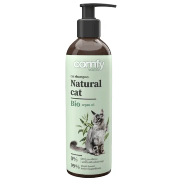 Шампуни и кондиционеры для животных Comfy NATURAL FOR CAT для кошек / 0.25л photo 1