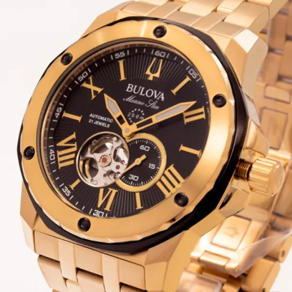 Ceas de mână pentru bărbați Bulova 98A273 Mecanic / 45 mm photo 3