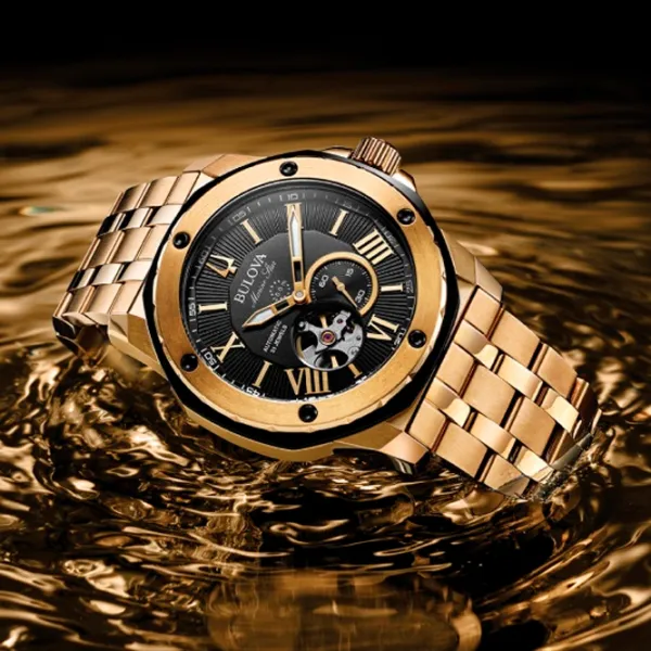 Ceas de mână pentru bărbați Bulova 98A273 Mecanic / 45 mm photo 5