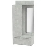 Шкаф для прихожей KompaniT Irma ЛДСП / Серый 