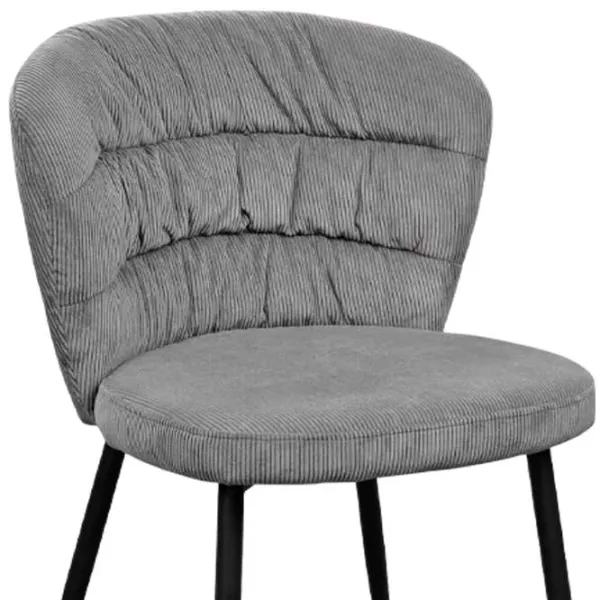 Кухонный стул DecoPrim Escada Вельвет/ Тёмно-серый  photo 2 Кухонный стул DecoPrim Escada Вельвет/ Тёмно-серый  photo 2