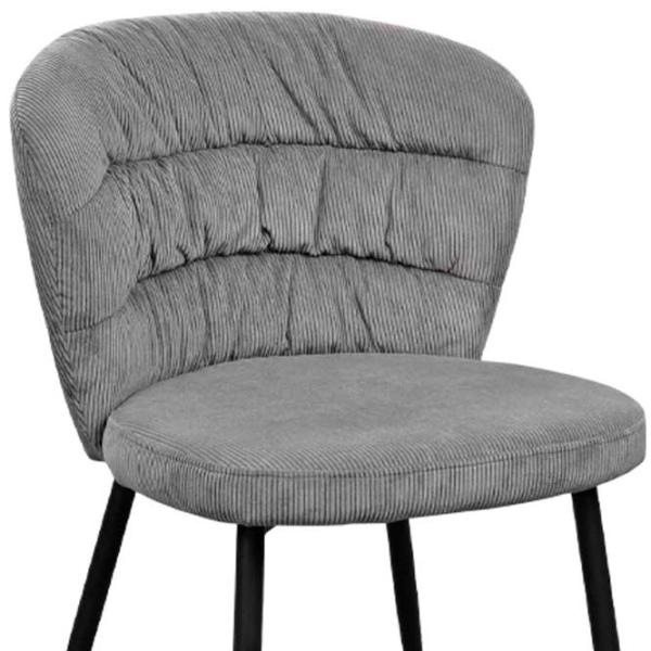 Кухонный стул DecoPrim Escada Вельвет/ Тёмно-серый  photo 2 Кухонный стул DecoPrim Escada Вельвет/ Тёмно-серый  photo 2