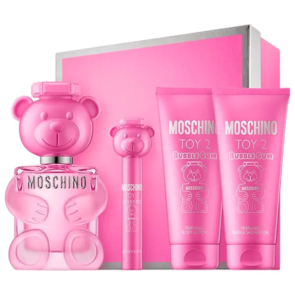 Парфюмерный набор для женщин Moschino Toy 2 Bubble Gum Set Туалетная вода / Сладкий photo 1 Парфюмерный набор для женщин Moschino Toy 2 Bubble Gum Set Туалетная вода / Сладкий photo 1