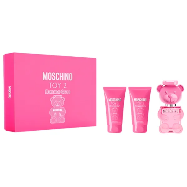 Парфюмерный набор для женщин Moschino Toy 2 Bubble Gum Set Туалетная вода / Сладкий photo 1 Парфюмерный набор для женщин Moschino Toy 2 Bubble Gum Set Туалетная вода / Сладкий photo 1