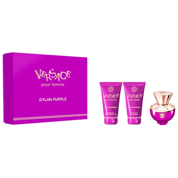 Парфюмерный набор для женщин Versace Dylan Purple Парфюмерная вода / Фруктовый photo 1 Парфюмерный набор для женщин Versace Dylan Purple Парфюмерная вода / Фруктовый photo 1