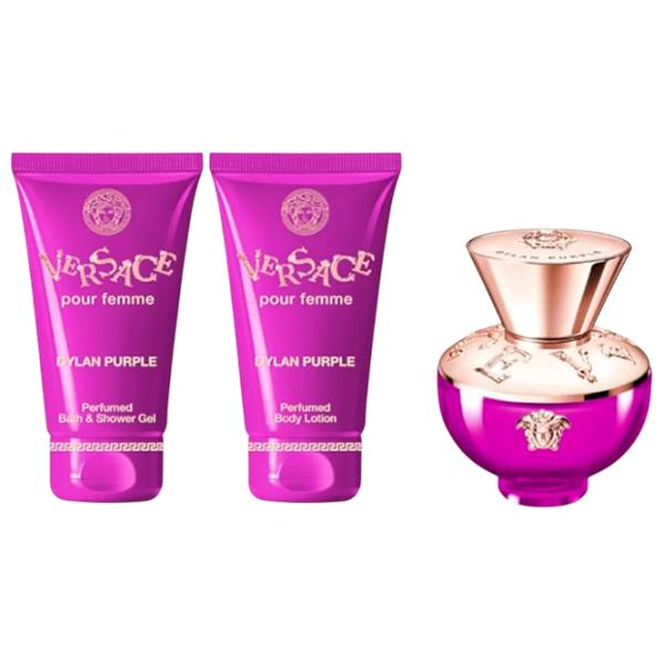 Парфюмерный набор для женщин Versace Dylan Purple Парфюмерная вода / Фруктовый photo 2 Парфюмерный набор для женщин Versace Dylan Purple Парфюмерная вода / Фруктовый photo 2