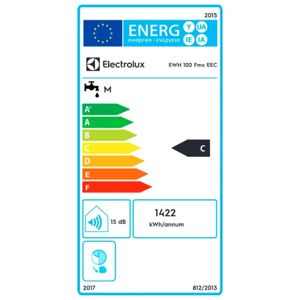 Бойлер Electrolux EWH 100 Fmx DL EEC  / 100 л / Белый photo 7