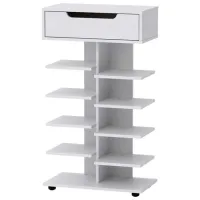 Dulap pentru încălțăminte KompaniT TO-15 104.8 x 60 x 32 /White /White