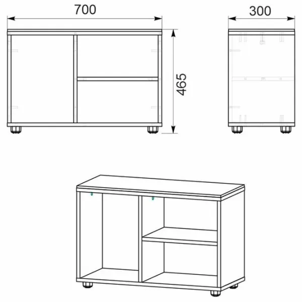Dulap pentru încălțăminte KompaniT TO-18 46.5 x 70 x 30 /Gray /Gray photo 2 Dulap pentru încălțăminte KompaniT TO-18 46.5 x 70 x 30 /Gray /Gray photo 2