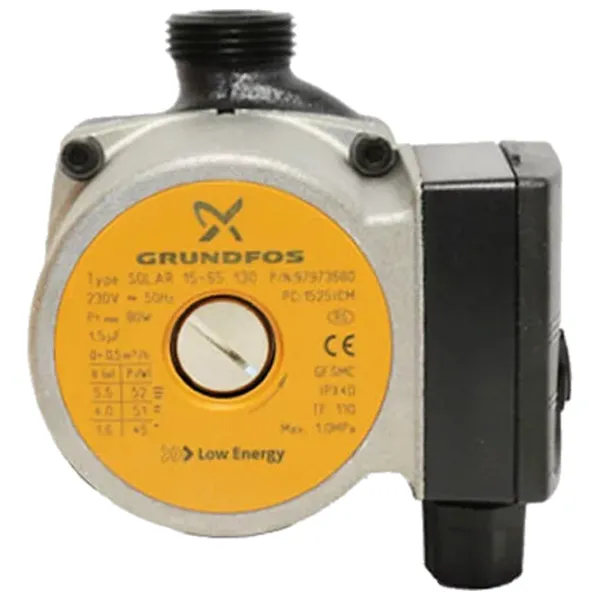 Циркуляционный насос Grundfos SOLAR 15-65 130 Металл / Черный photo 1
