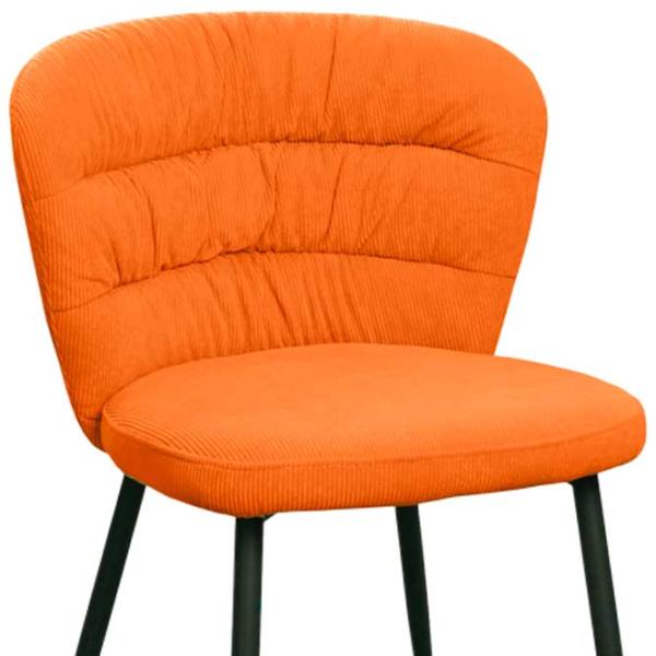 Кухонный стул DecoPrim Escada Вельвет/ Оранжевый  photo 2 Кухонный стул DecoPrim Escada Вельвет/ Оранжевый  photo 2