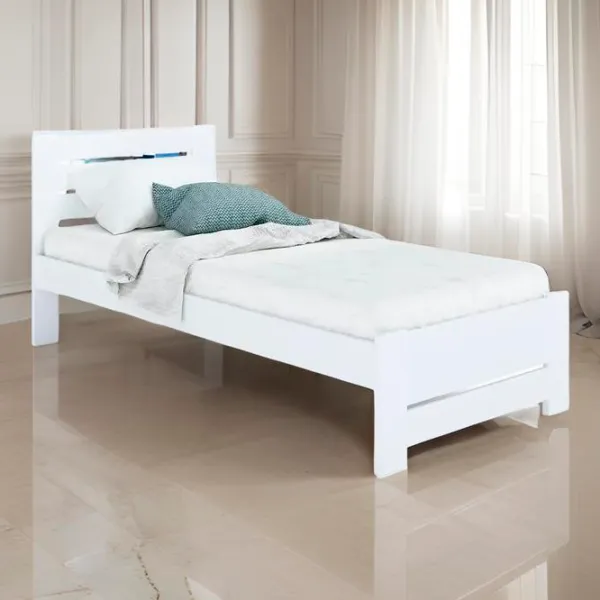 Кровать KLEN Karoline 90 x 200 см / Дерево / Белый photo 4 Кровать KLEN Karoline 90 x 200 см / Дерево / Белый photo 4