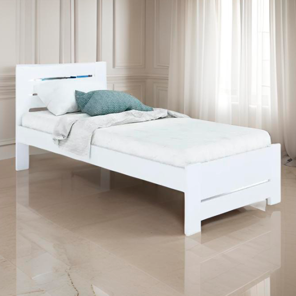 Кровать KLEN Karoline 90 x 200 см / Дерево / Белый photo 4 Кровать KLEN Karoline 90 x 200 см / Дерево / Белый photo 4