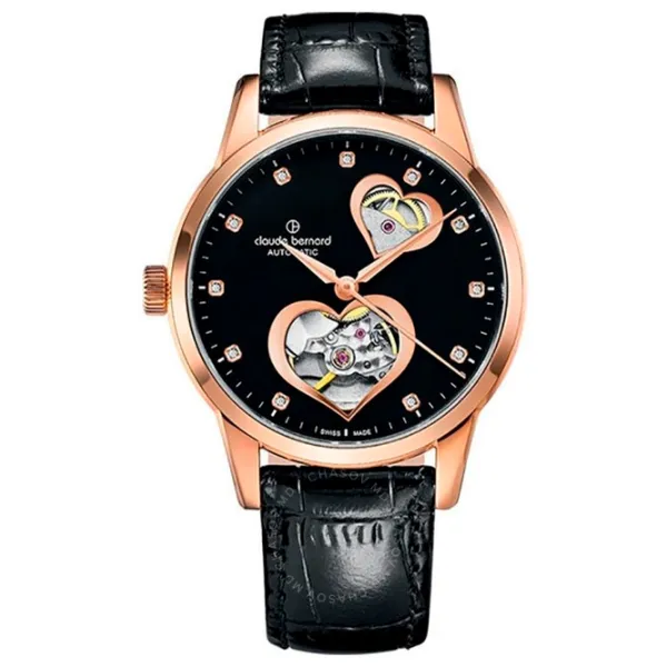 Ceas de mână pentru femei Claude Bernard 85018-37R-NPR2 Mecanic / 38 mm photo 1 Ceas de mână pentru femei Claude Bernard 85018-37R-NPR2 Mecanic / 38 mm photo 1