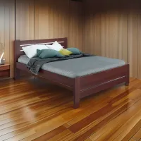 Кровать KLEN Karoline 140 x 200 см / Дерево / Венге photo 4