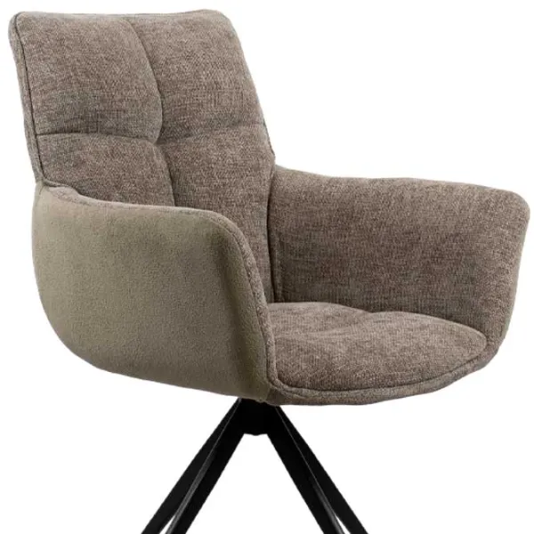 Кухонный стул DecoPrim Aurora Ткань/ Серый  photo 2 Кухонный стул DecoPrim Aurora Ткань/ Серый  photo 2