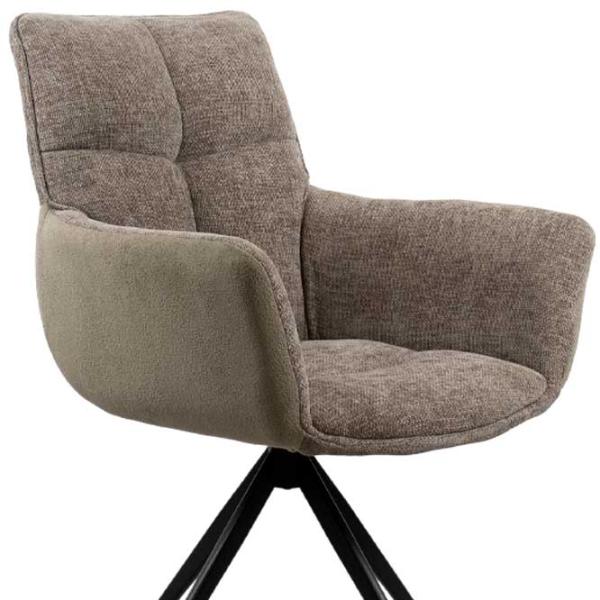 Кухонный стул DecoPrim Aurora Ткань/ Серый  photo 2 Кухонный стул DecoPrim Aurora Ткань/ Серый  photo 2