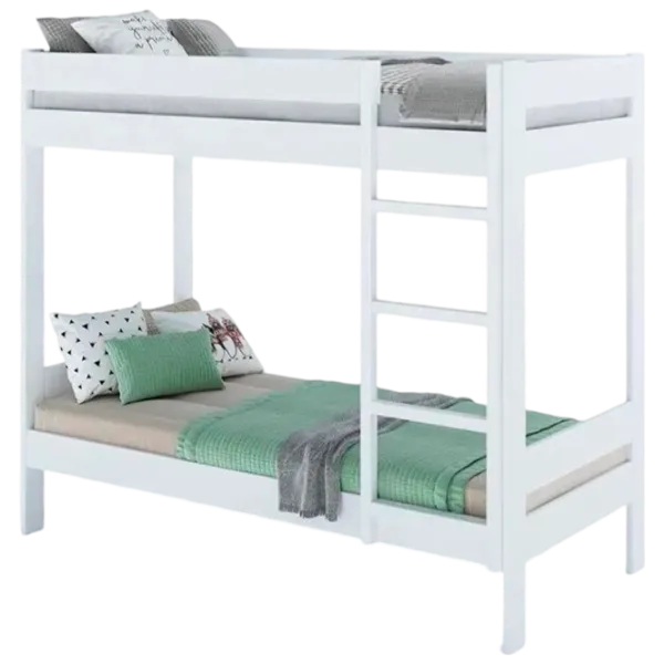 Кровать KLEN Double 90 x 200 см / Дерево / Белый photo 1 Кровать KLEN Double 90 x 200 см / Дерево / Белый photo 1