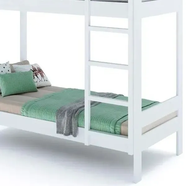Кровать KLEN Double 90 x 200 см / Дерево / Белый photo 3 Кровать KLEN Double 90 x 200 см / Дерево / Белый photo 3