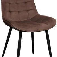 Scaun de bucătărie DecoPrim Hans Stofă/ Brown Black photo 4