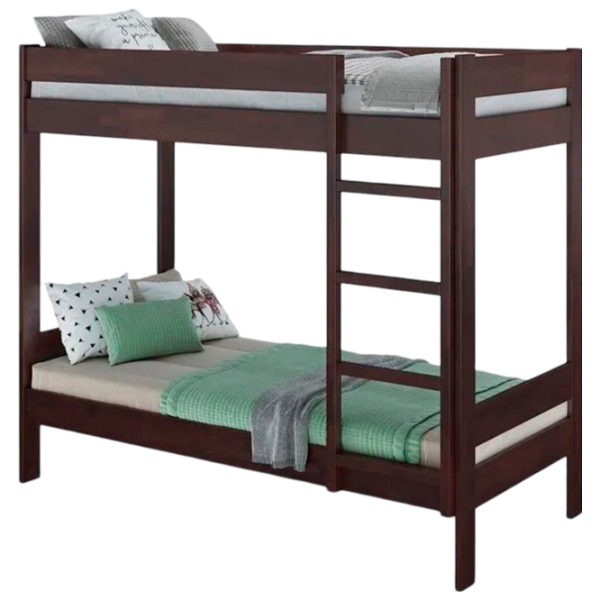 Кровать KLEN Double 90 x 200 см / Дерево / Венге photo 1 Кровать KLEN Double 90 x 200 см / Дерево / Венге photo 1