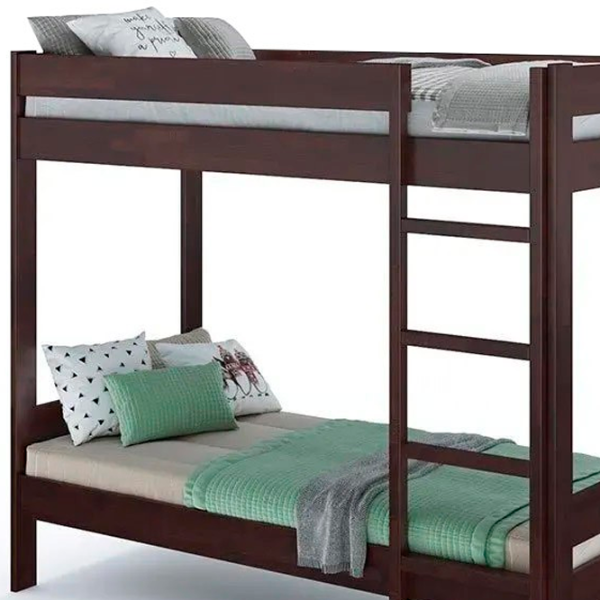 Кровать KLEN Double 90 x 200 см / Дерево / Венге photo 2 Кровать KLEN Double 90 x 200 см / Дерево / Венге photo 2
