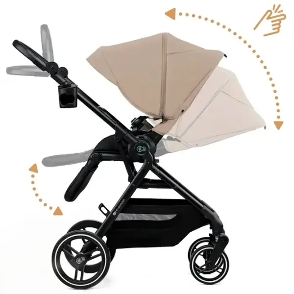 Детская коляска KinderKraft Yoxy Mystic / Бежевый photo 5 Детская коляска KinderKraft Yoxy Mystic / Бежевый photo 5