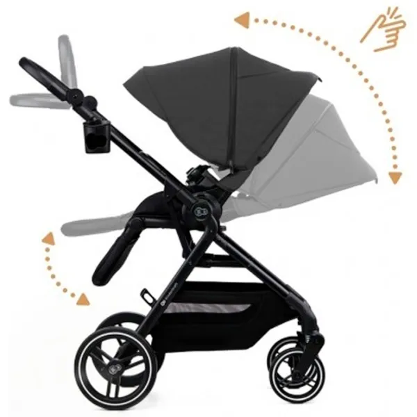 Cărucior pentru copil KinderKraft Yoxy Mystic / Gray photo 2 Cărucior pentru copil KinderKraft Yoxy Mystic / Gray photo 2