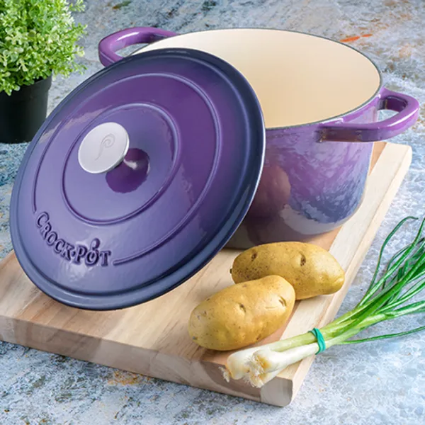 Кастрюля Crock-Pot 1165455 6.6л Эмалированная сталь / Lavanda photo 5