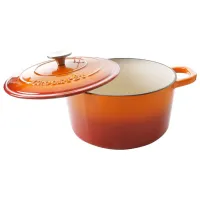 Кастрюля Crock-Pot 1165455 6.6л Эмалированная сталь / Оранжевый photo 2