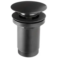 Supapă de picior Ferro 08364 Black / Negru