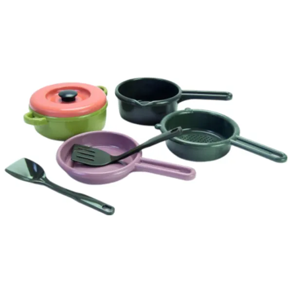 Кухонный гарнитур Dantoy Basket of kitchen utensils 3+ / набор посуды photo 1