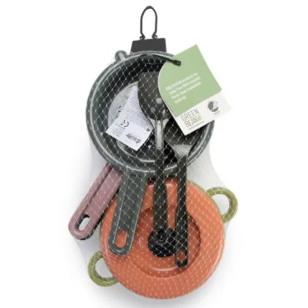 Кухонный гарнитур Dantoy Basket of kitchen utensils 3+ / набор посуды photo 3
