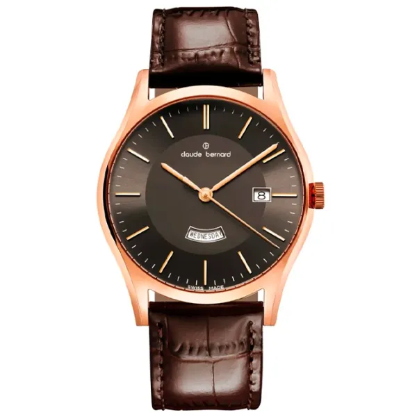 Ceas de mână pentru bărbați Claude Bernard 84200-37R-BRIR Cuarț / 40 mm photo 1 Ceas de mână pentru bărbați Claude Bernard 84200-37R-BRIR Cuarț / 40 mm photo 1