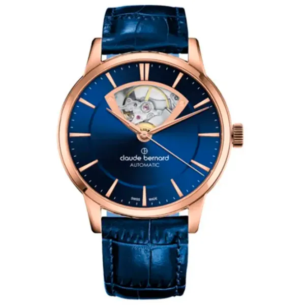 Ceas de mână pentru bărbați Claude Bernard 85017-37R-BUIR3 Mecanic / 40 mm photo 1