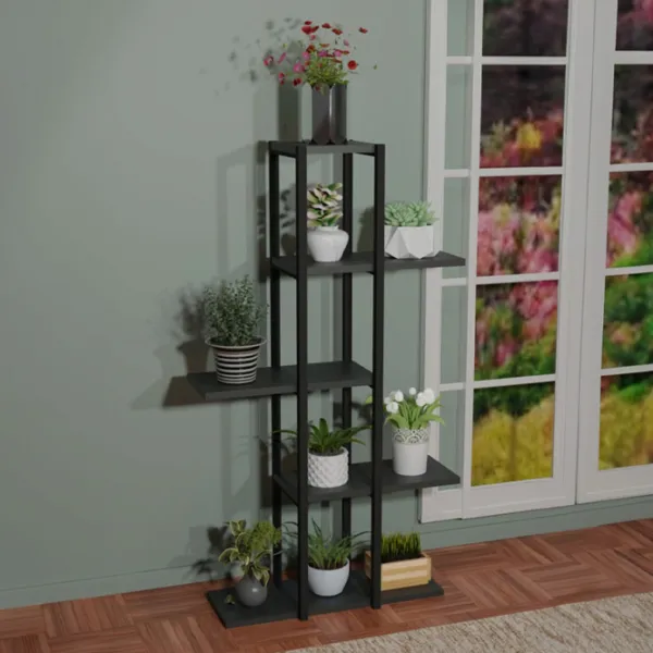 Цветочная полка Prestige 5 Layer Черный / ДСП  photo 2