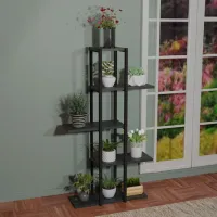 Цветочная полка Prestige 5 Layer Черный / ДСП photo 2