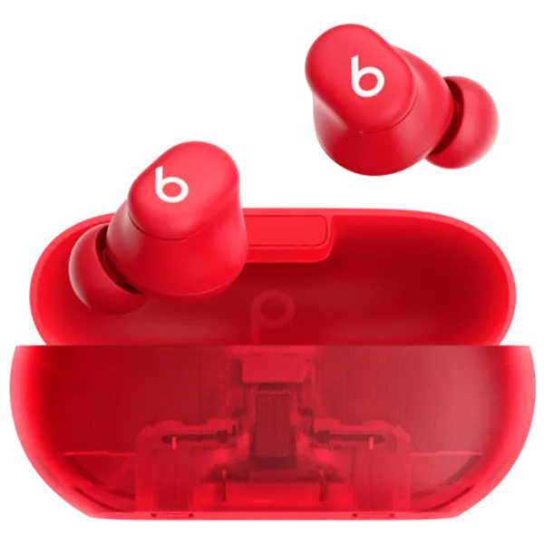 Наушники Beats Solo Buds Прозрачный Красный Беспроводные/ Персональный photo 1