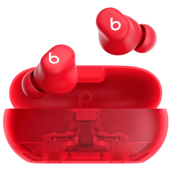 Наушники Beats Solo Buds Прозрачный Красный Беспроводные/ Персональный photo 1
