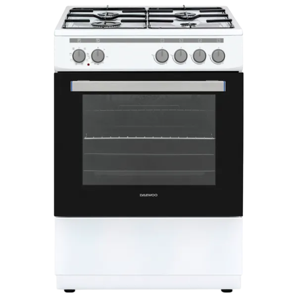 Aragaz Daewoo F66CGNTE22WNM Pe gaz/ White/  photo 1
