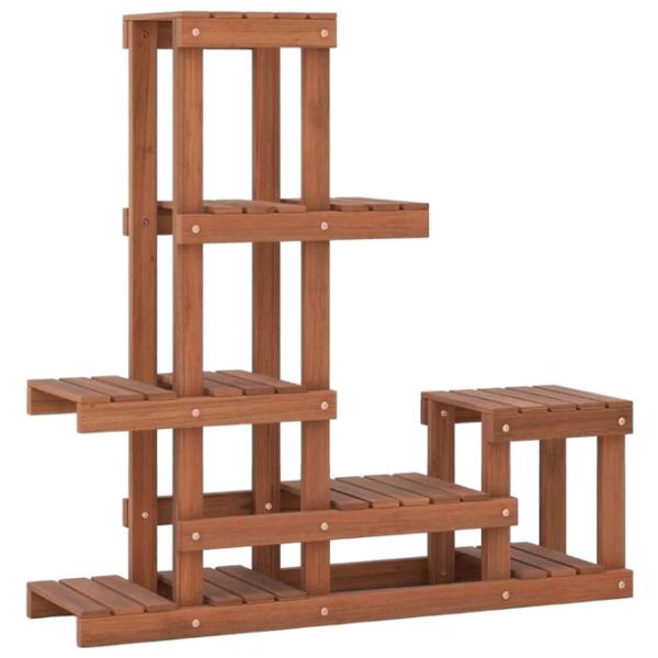 Цветочная полка Costway HZ10161  Natural Brown / Дерево photo 1