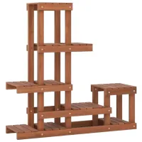 Etajeră pentru flori Costway HZ10161  Natural Brown / Lemn