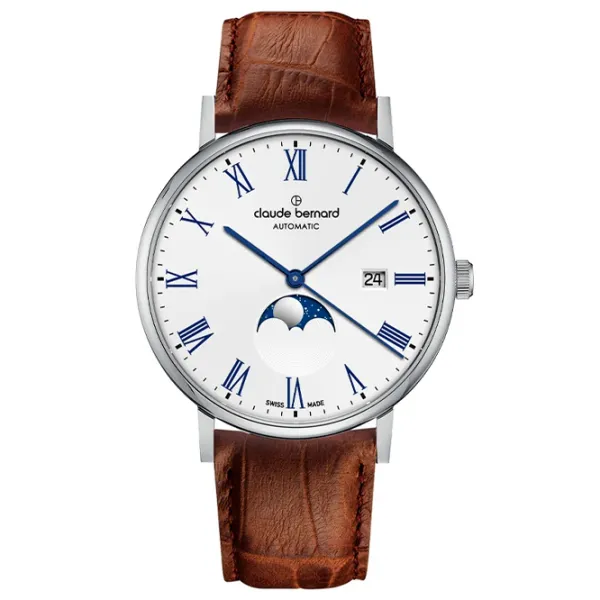 Ceas de mână pentru bărbați Claude Bernard 80501-3-BRBU Mecanic / 42 mm photo 1