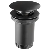 Supapă de picior Ferro 11401 Black / Negru