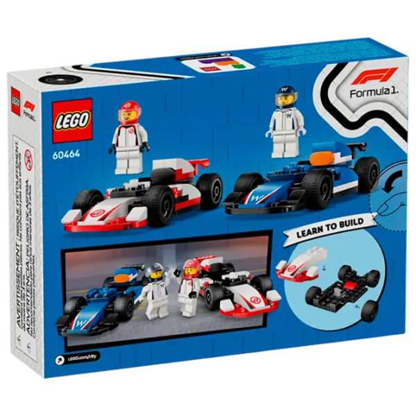 Constructor LEGO F1 Williams Racing & Haas Rasă/ Multicolor photo 1