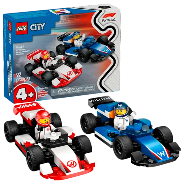 Constructor LEGO F1 Williams Racing & Haas Rasă/ Multicolor photo 2