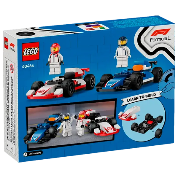 Constructor LEGO F1 Williams Racing & Haas Rasă/ Multicolor photo 8