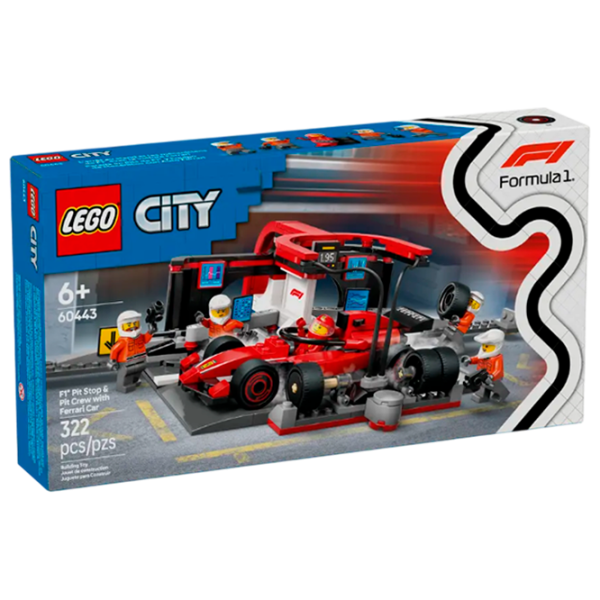 Constructor LEGO F1 Pit Stop & Pit Crew With Ferrari Car Set Rasă/ Multicolor photo 1