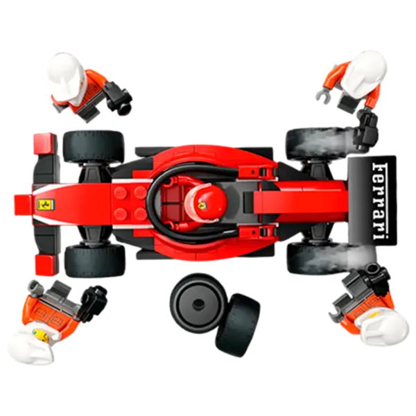 Constructor LEGO F1 Pit Stop & Pit Crew With Ferrari Car Set Rasă/ Multicolor photo 5